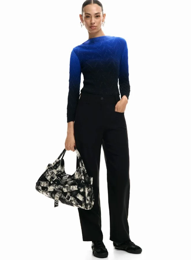 ديسيجوال بنطلون مستقيم مع جيوب